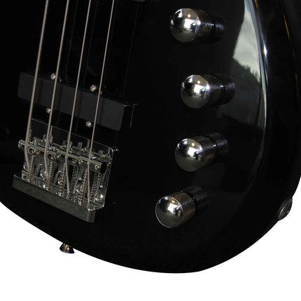 Bajo Eléctrico Fiddler Negro + Amplificador 20W