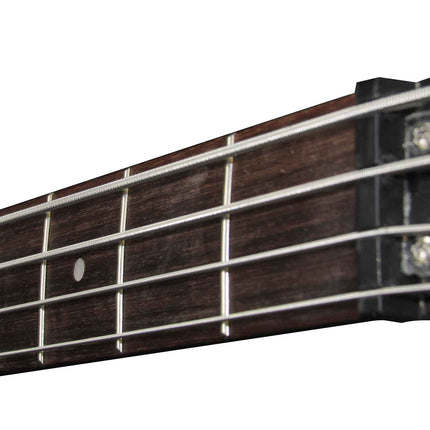 Bajo Eléctrico Fiddler Negro + Amplificador 20W