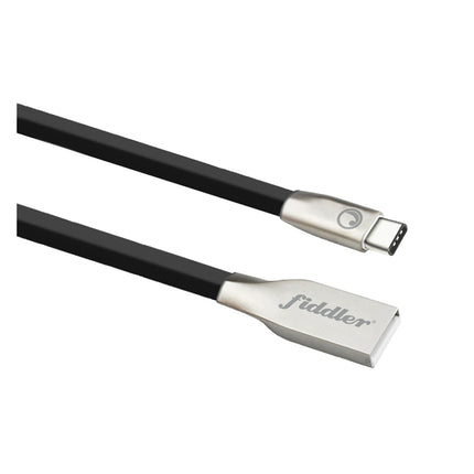 Cable Plano Fiddler Tipo C 2.0A Negro