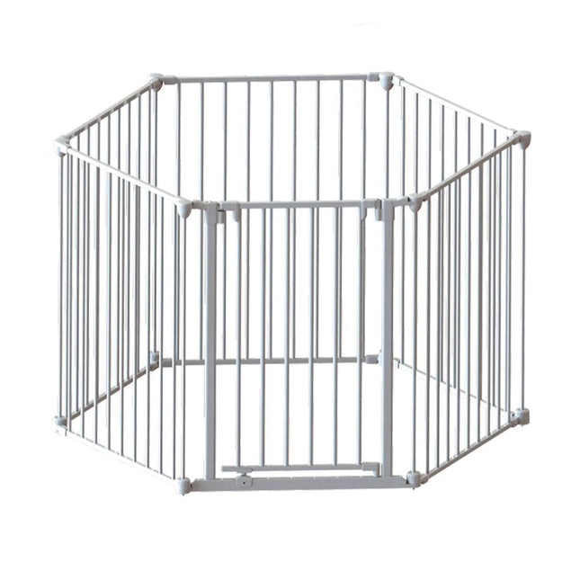Corral Métalico seguridad 6 lados Happy Dino
