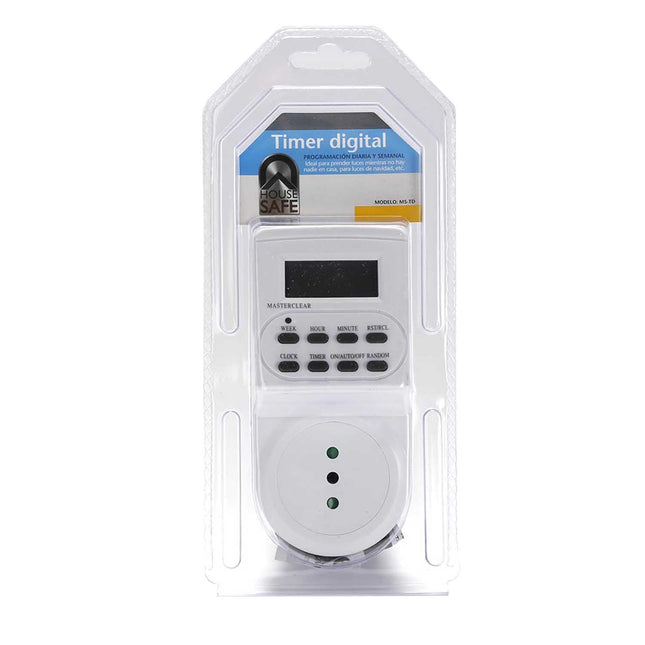 Timer Eléctrico Digital House Safe