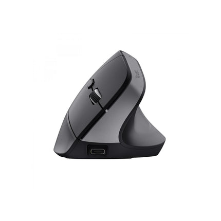 Mouse Ergo Bayo+ Negro Inalámbrico