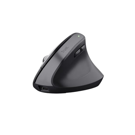 Mouse Ergo Bayo+ Negro Inalámbrico